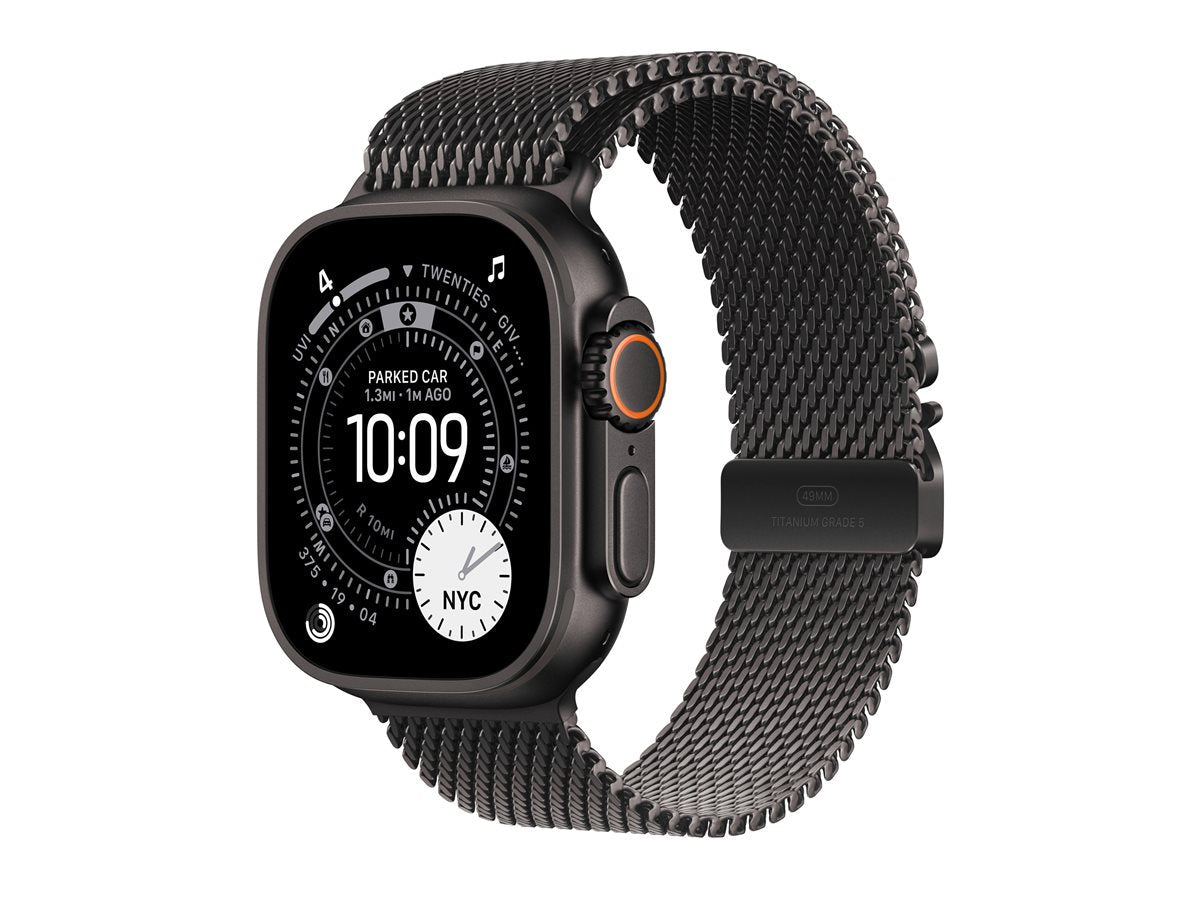 Apple Watch Ultra 3 GPS + Cellular 49mm Black Titanium Case Black Titanium Milanese Loop