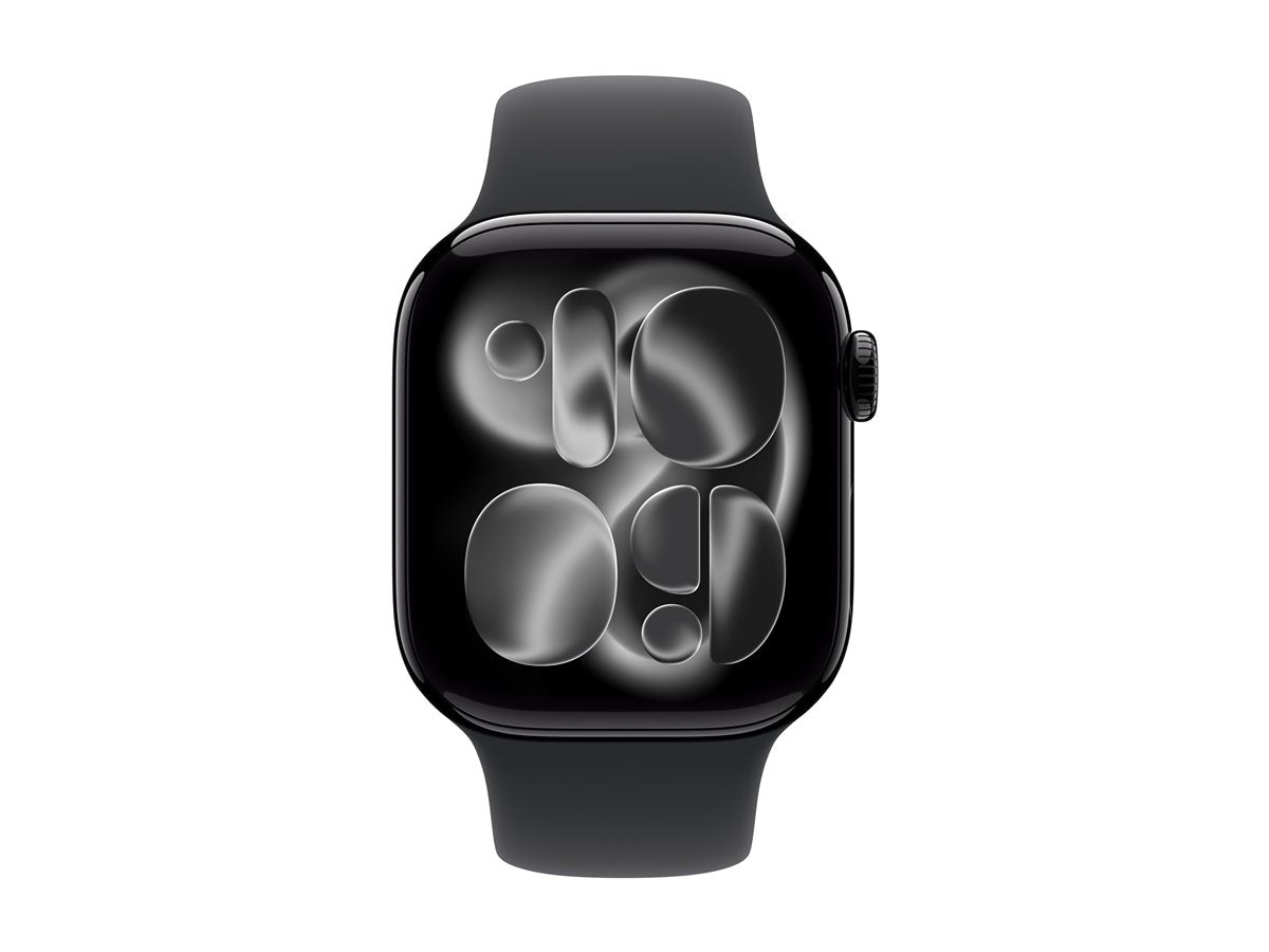 Apple Watch Series 11 GPS 42mm Jet Black Aluminium Case Black Sport Band
