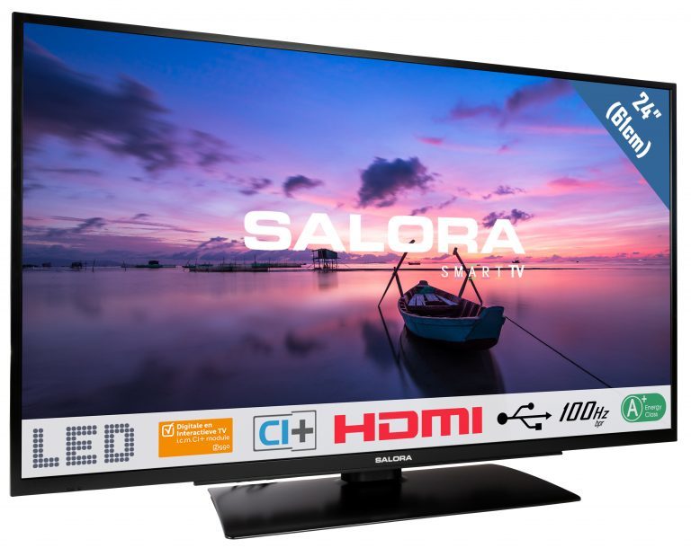 Salora 24HDB6505 met ingebouwde DVD speler