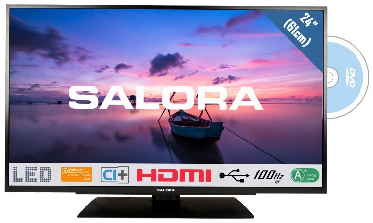 Salora 24HDB6505 met ingebouwde DVD speler