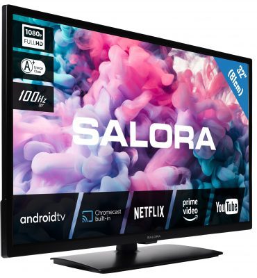 Salora 32FA330 televisie met Google Android smart TV, Chromecast ingebouwd