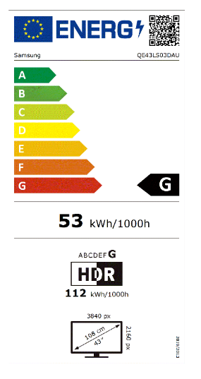 Samsung QE43LS03DAUXXN Smart Televisie met Frame Design