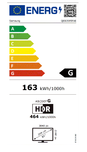 Samsung QE83S95FAEXXN OLED Vision AI Smart TV