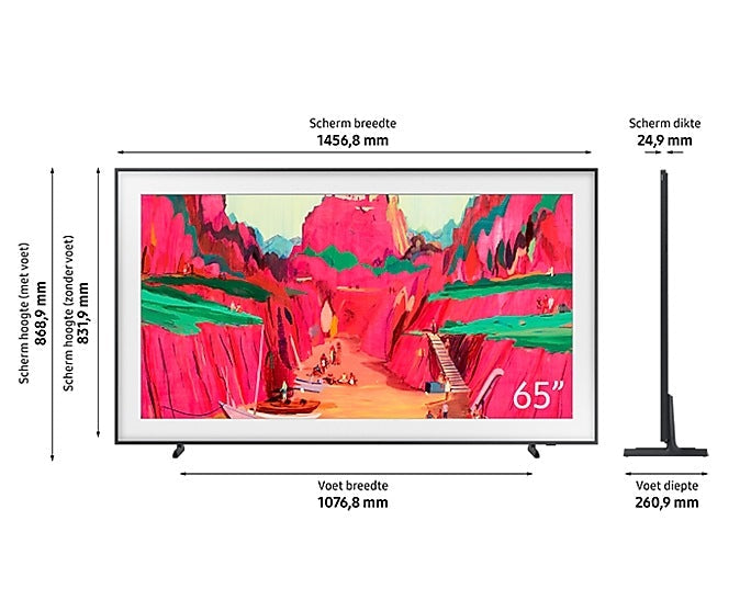 Samsung QE65LS03FWUX Smart TV met de Frame design