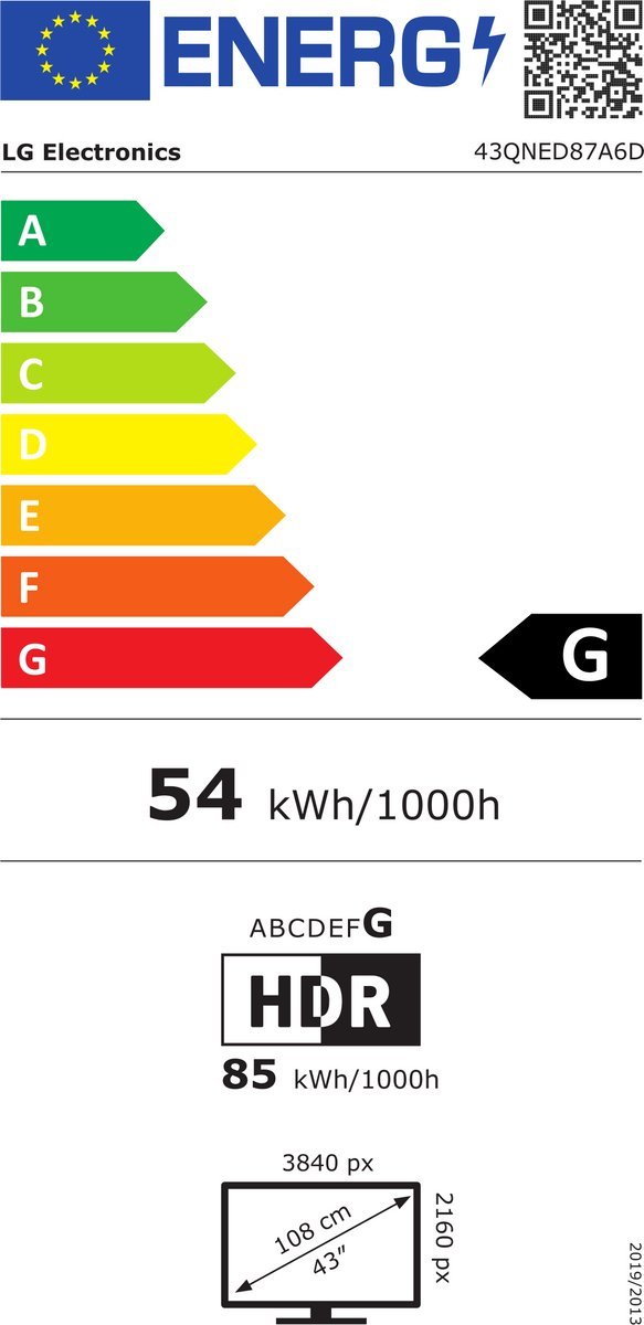 LG 43QNED87A6D.AEU Smart televisie