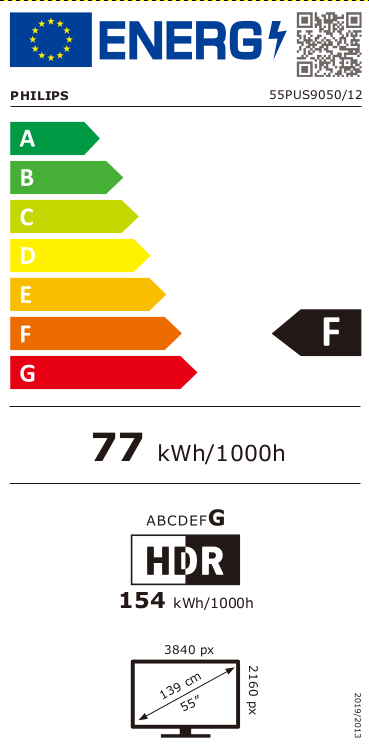 Philips 55PUS9050/12 Smart Televisie LED Ambilight