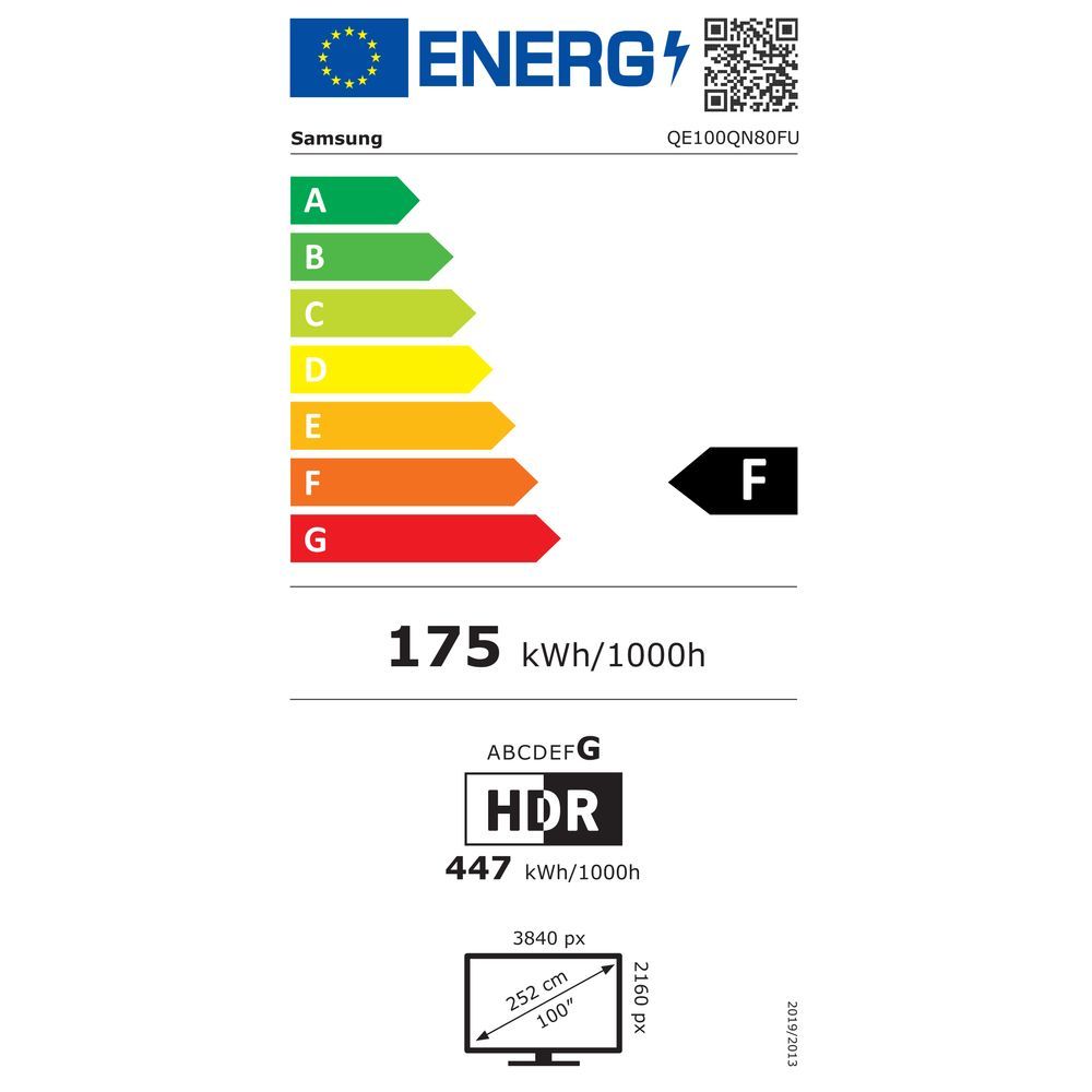 Samsung QE100QN80FUXXN Grootste Smart Televisie met QNED scherm