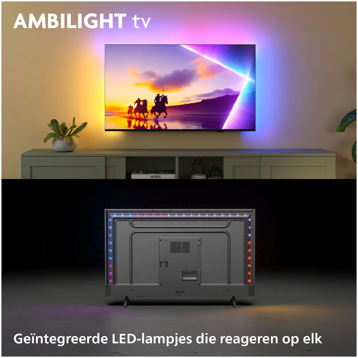 Philips 75PUS8500/12 Qled Smart Televisie met Ambilight