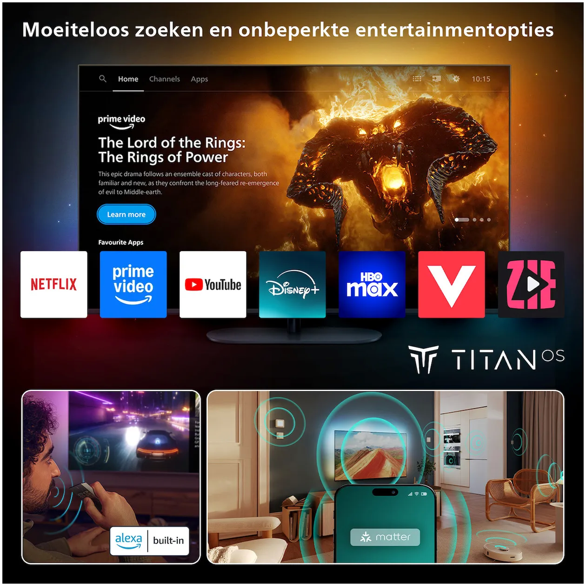 Philips 43PUS8500/12 Smart Televisie met Ambilight