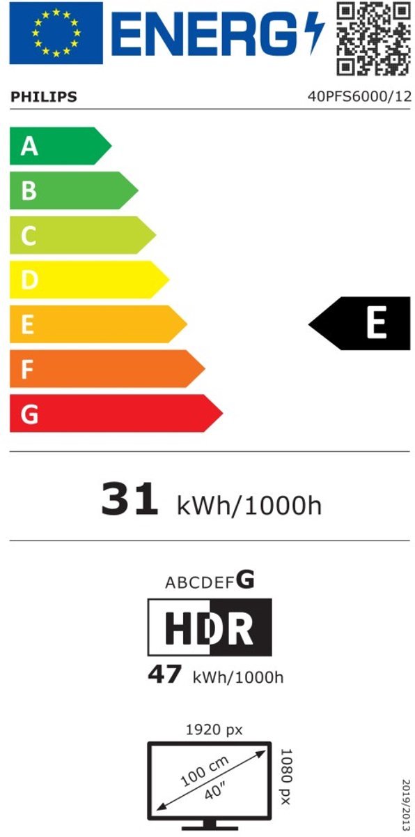 Philips 40PFS6000/12 Full HD Led Smart Televisie