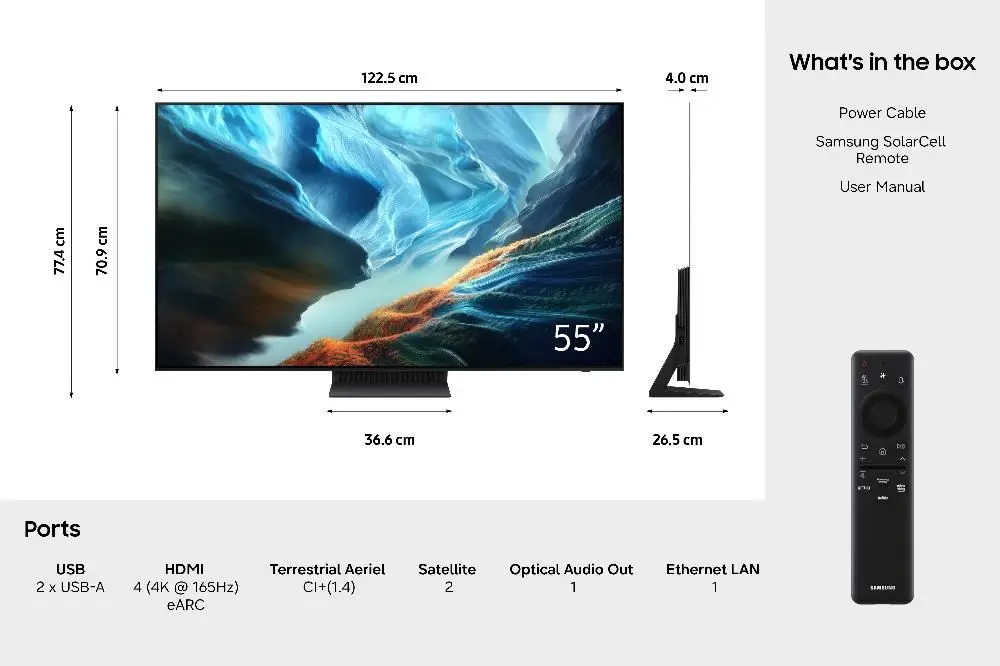 Samsung QE55S93HAEXXN OLED Smart Televisie en met gratis 32 inch Smart TV via Samsung
