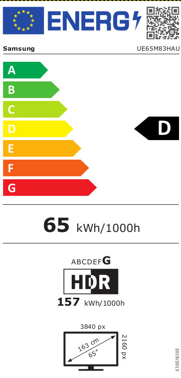 Samsung UE65M83HAUXXN Mini LED Smart Televisie