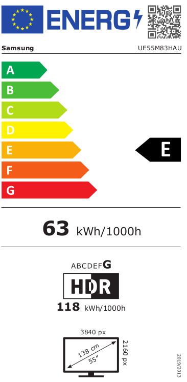 Samsung UE55M83HAUXXN Mini LED Smart Televisie