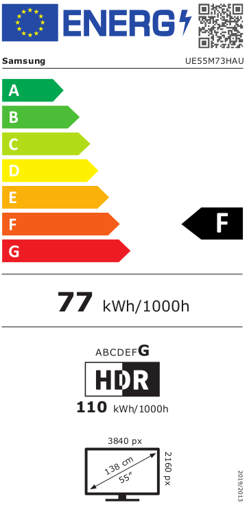 Samsung UE55M73HAUXXN Mini LED Smart Televisie