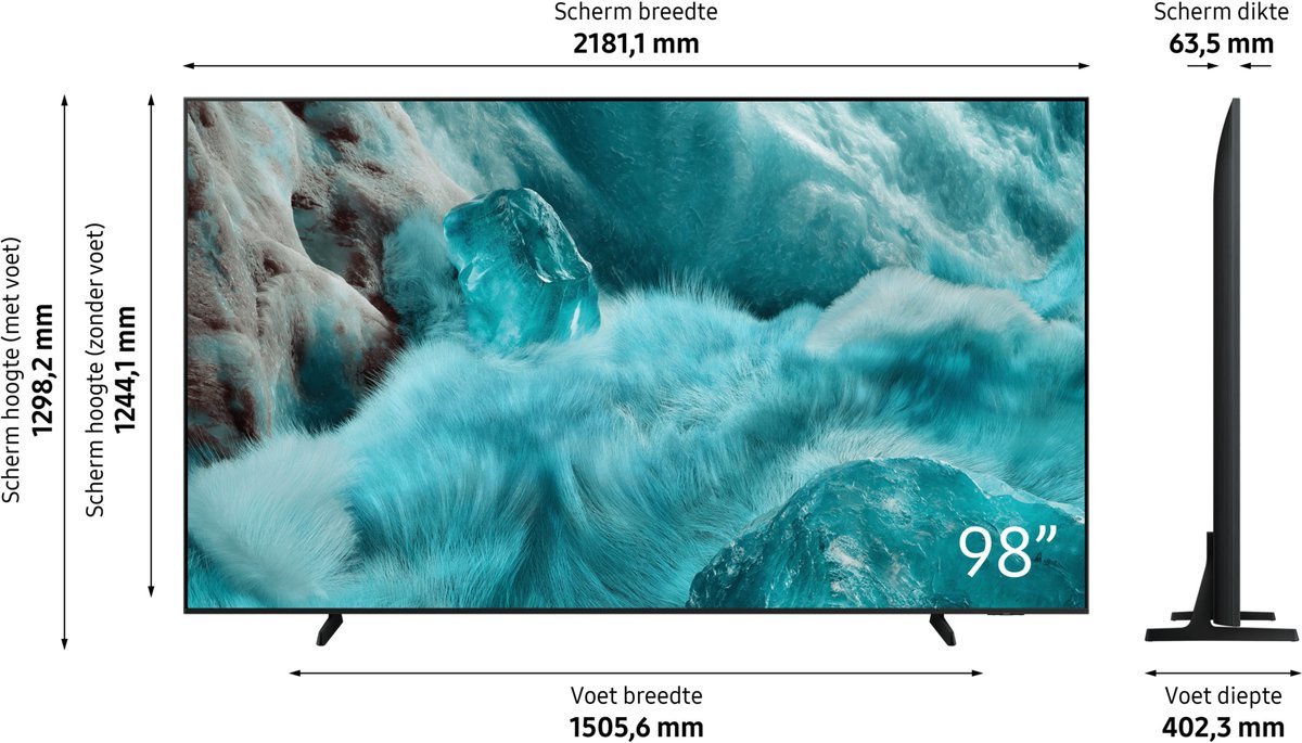 Samsung QE98Q7FAAUXXN Qled Smart Televisie