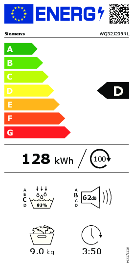 Siemens WQ32J209NL warmtepompdroger