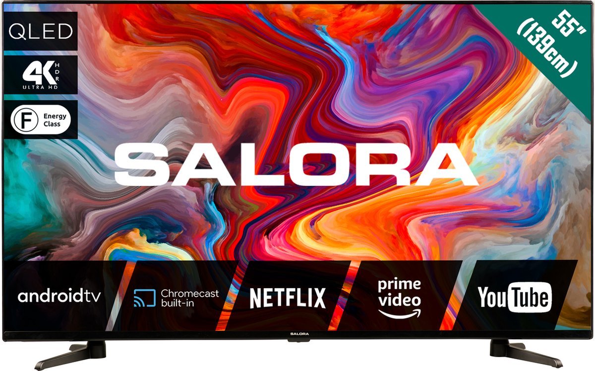 Salora 55QLEDTV Smart Televisie
