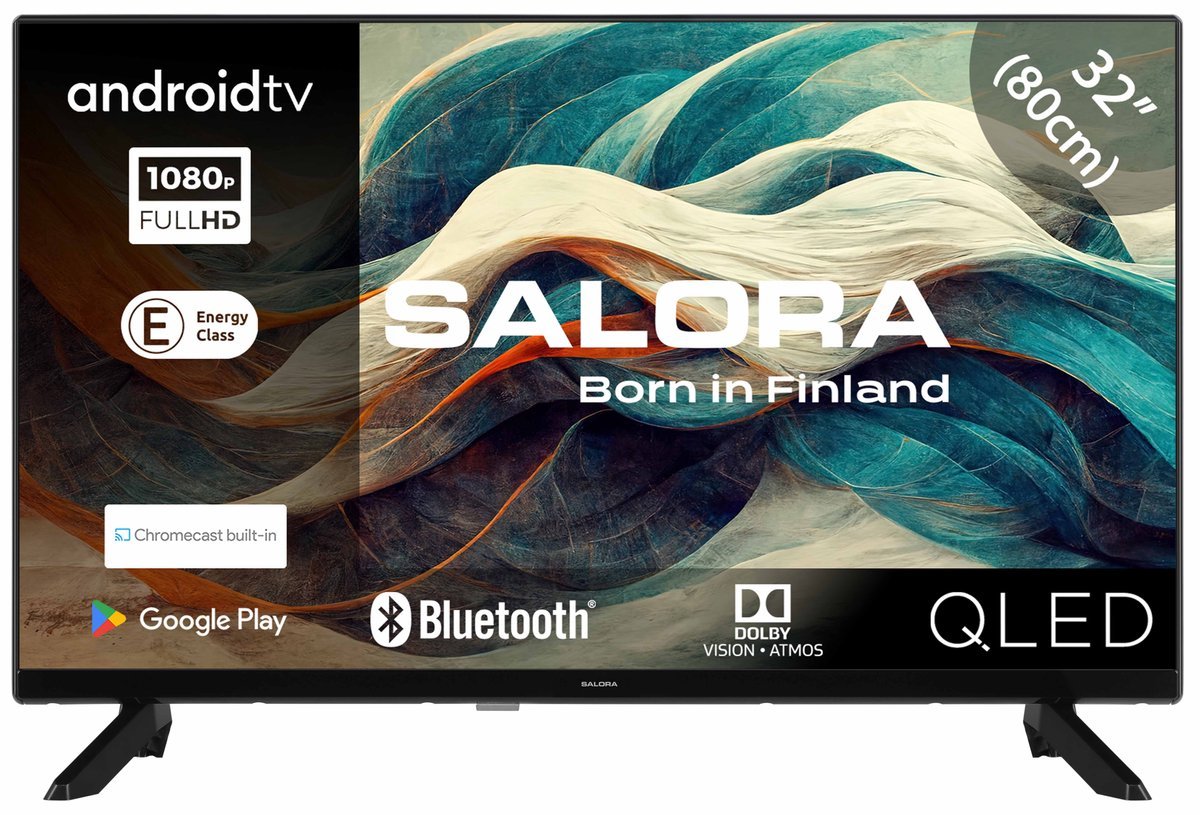 Salora 32QLED320 Android Smart Televisie
