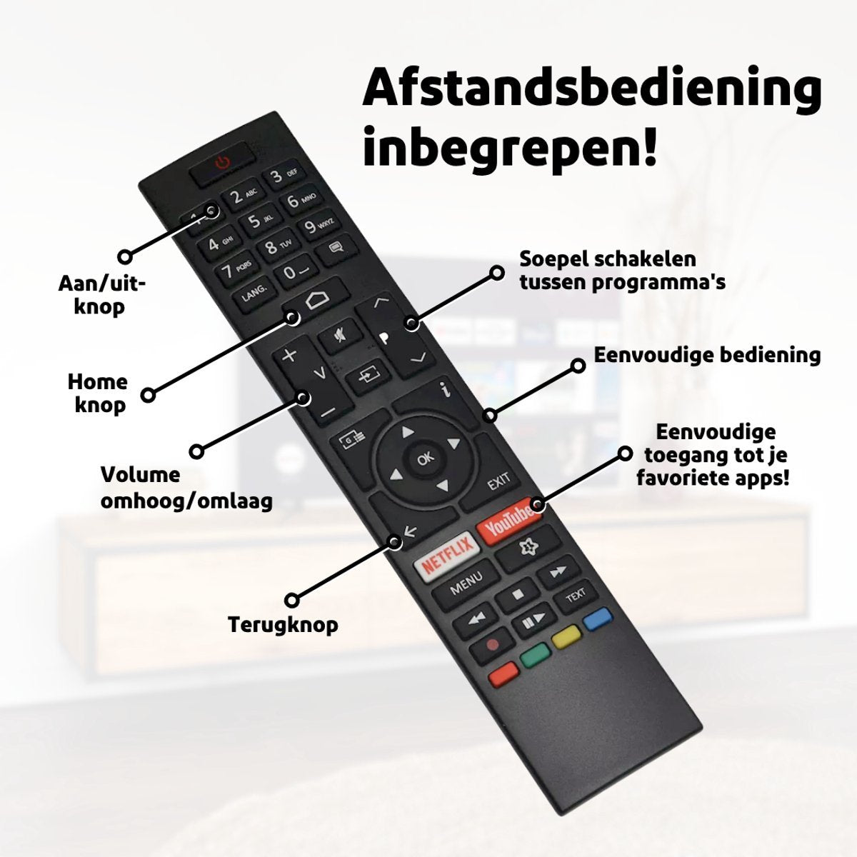 Salora 50QLEDTV Smart Televisie