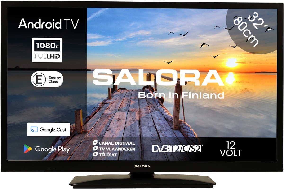 Salora Mobile32TV Smart TV met 12 volt aansluiting