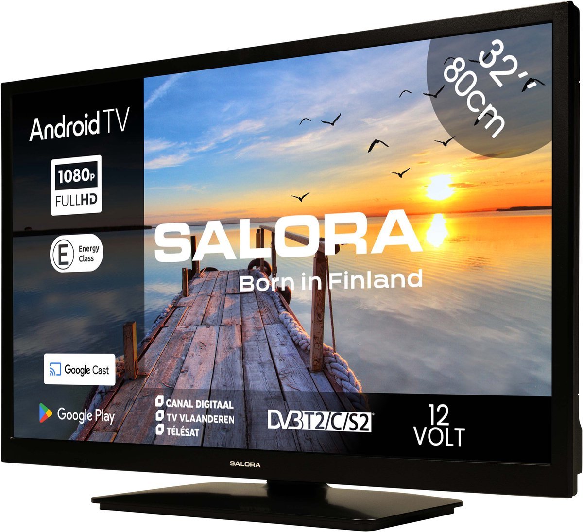Salora Mobile32TV Smart TV met 12 volt aansluiting