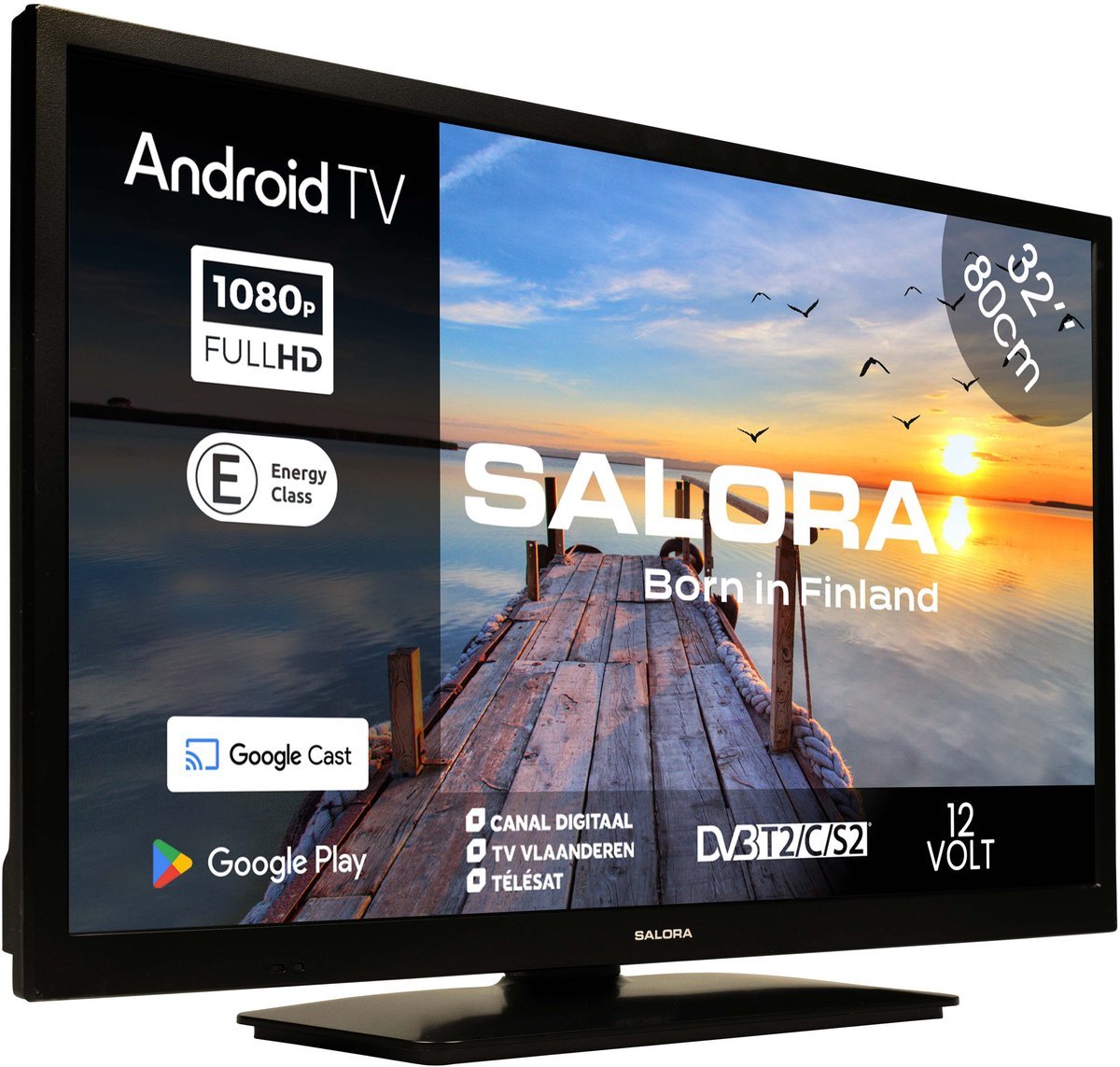 Salora Mobile32TV Smart TV met 12 volt aansluiting