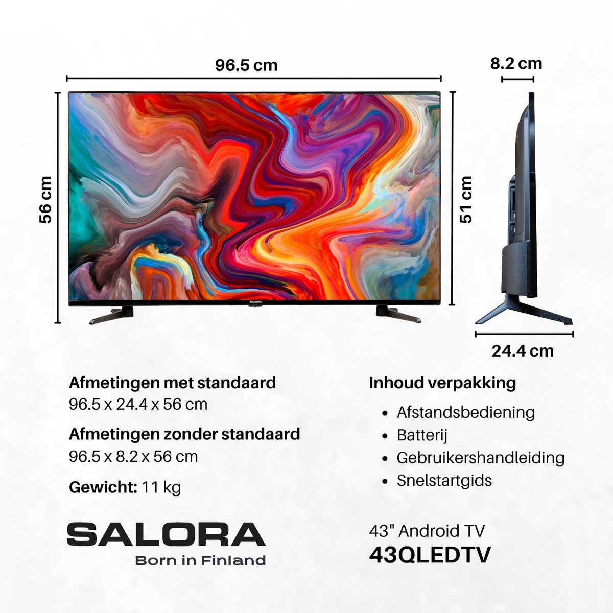 Salora QLED43TV
