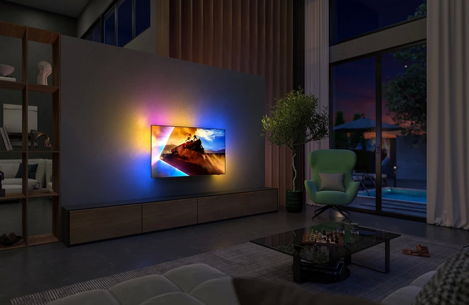 Philips 48OLED760/12 OLED Smart Televisie met Ambilight