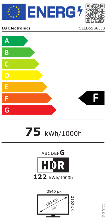 LG OLED55B6ELC.AEU OLED Smart Televisie