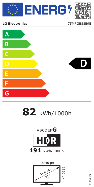 LG 75MRGB88B9B.AEU QNED Mini RGB LED Televisie met Smart TV