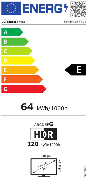 LG 55MRGB88B9B.AEU QNED Mini RGB LED Televisie met Smart TV