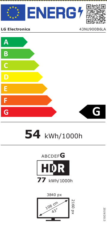 LG 43NU900B6LA NANO UHD LED Smart Televisie