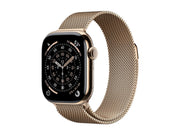 Apple Watch Series 11 GPS + Cellular 42mm Gold Titanium Case Gold Milanese Loop