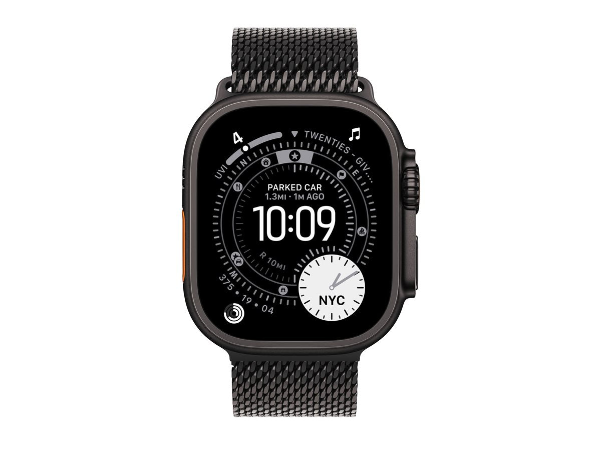 Apple Watch Ultra 3 GPS + Cellular 49mm Black Titanium Case Black Titanium Milanese Loop
