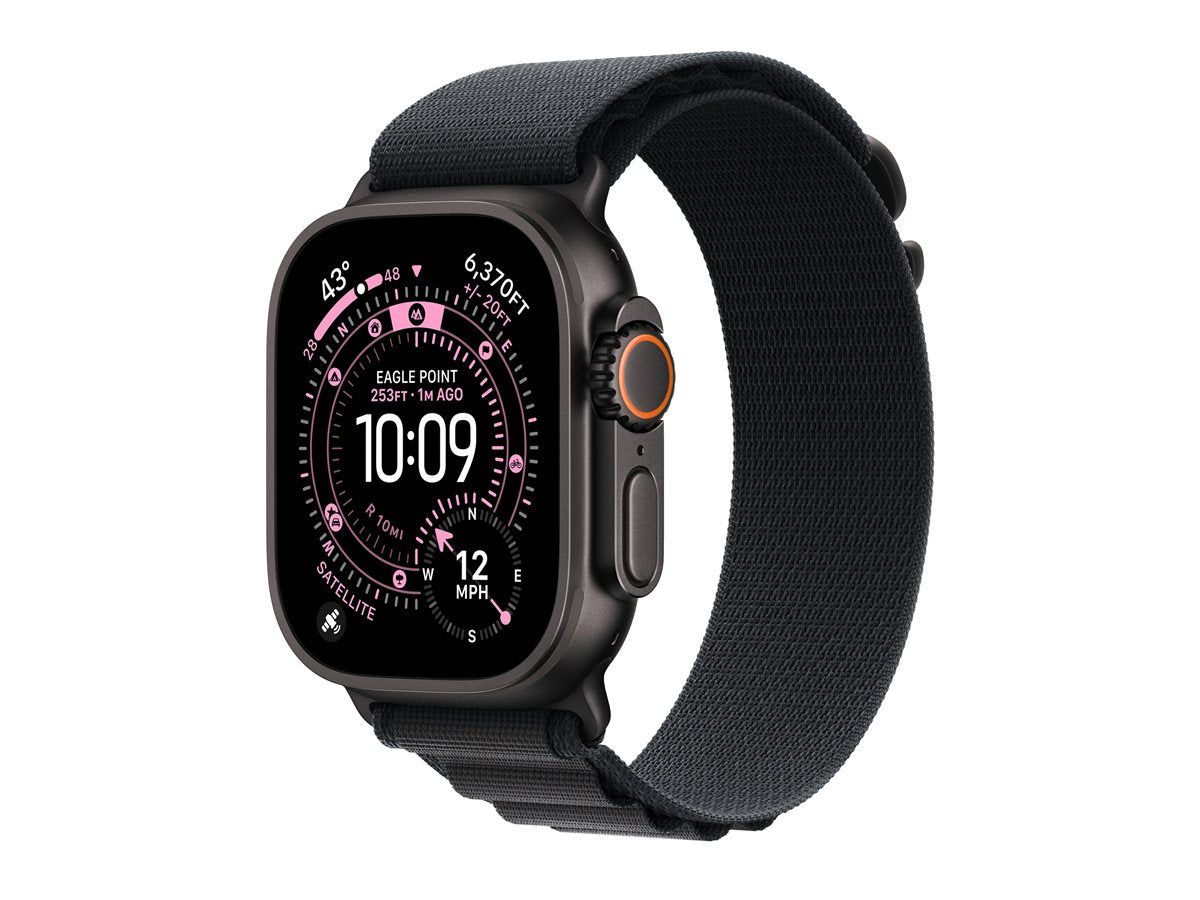 Apple Watch Ultra 3 GPS + Cellular 49mm Black Titanium Case Black Alpine Loop