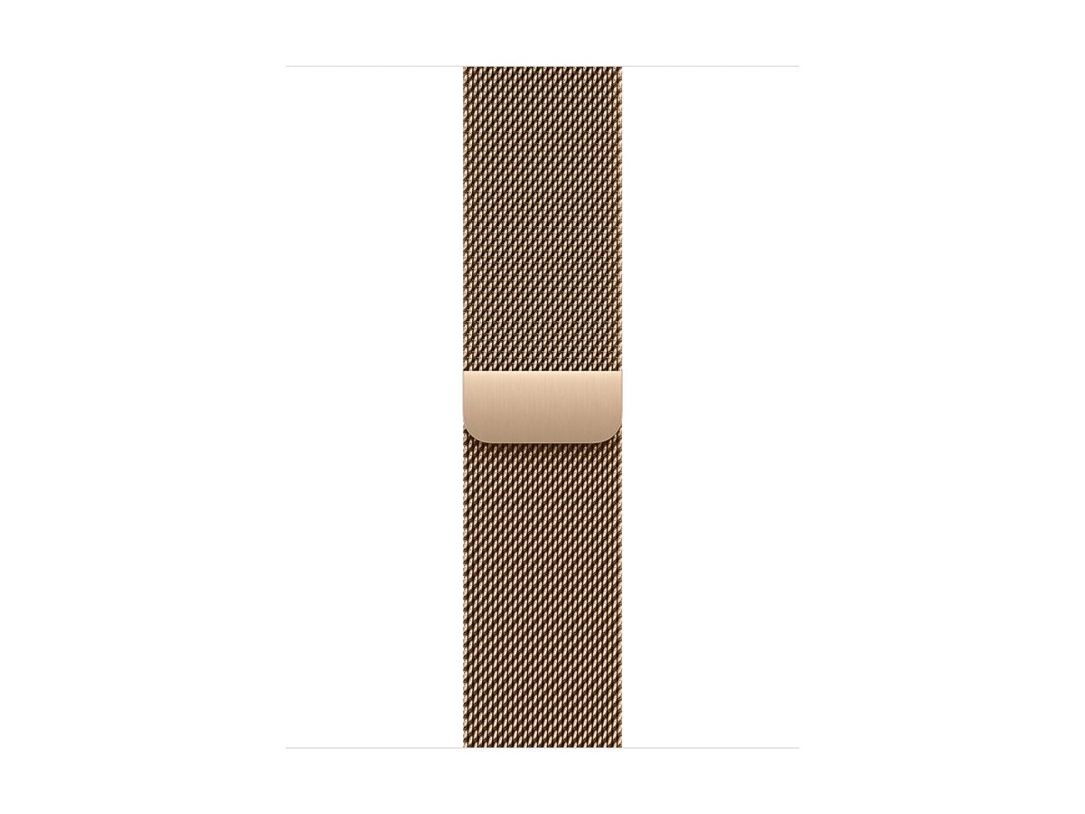 Apple Watch Series 11 GPS + Cellular 42mm Gold Titanium Case Gold Milanese Loop