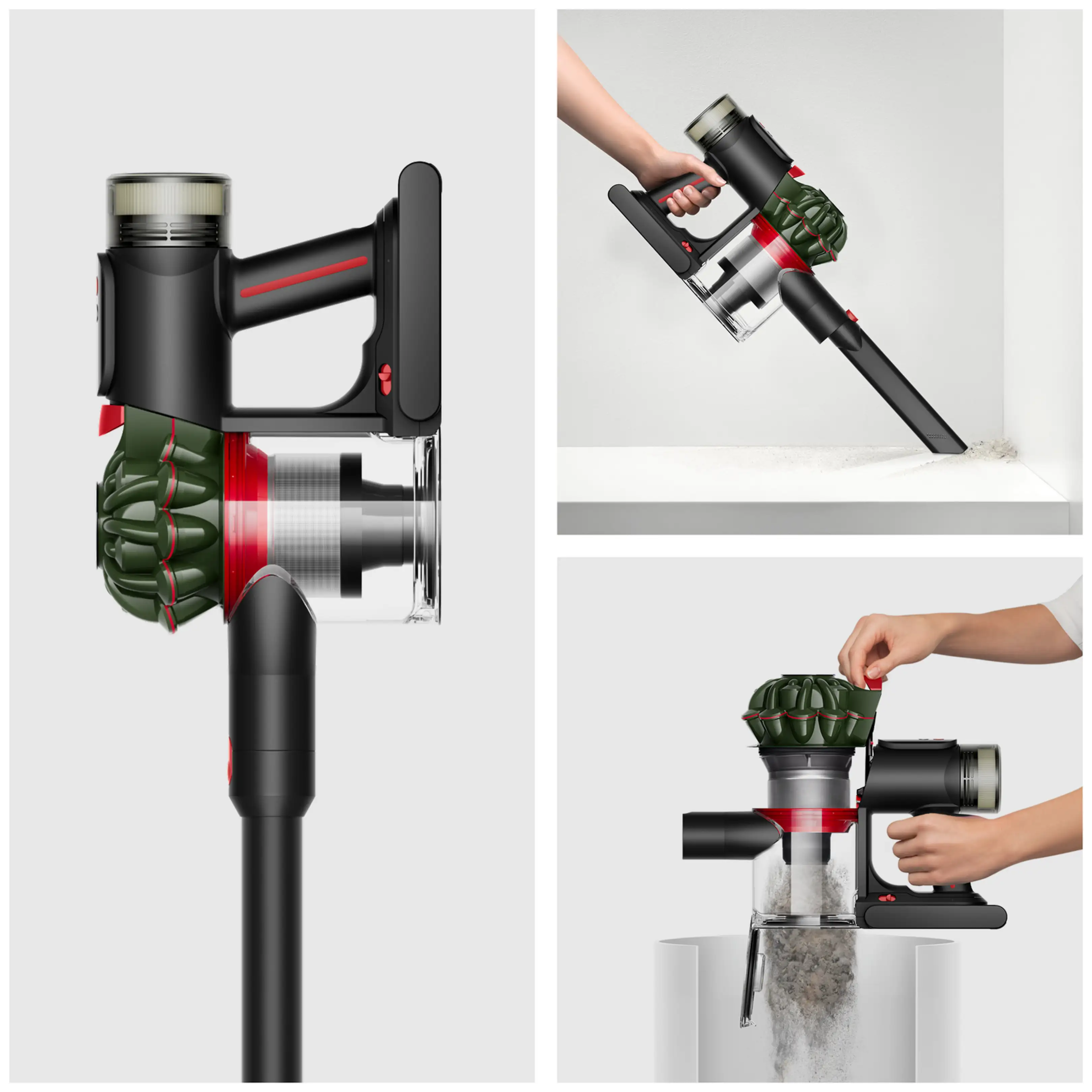 DYSON V8 Cyclone - Steelstofzuiger incl. kruimelzuiger - Accuduur 60 min