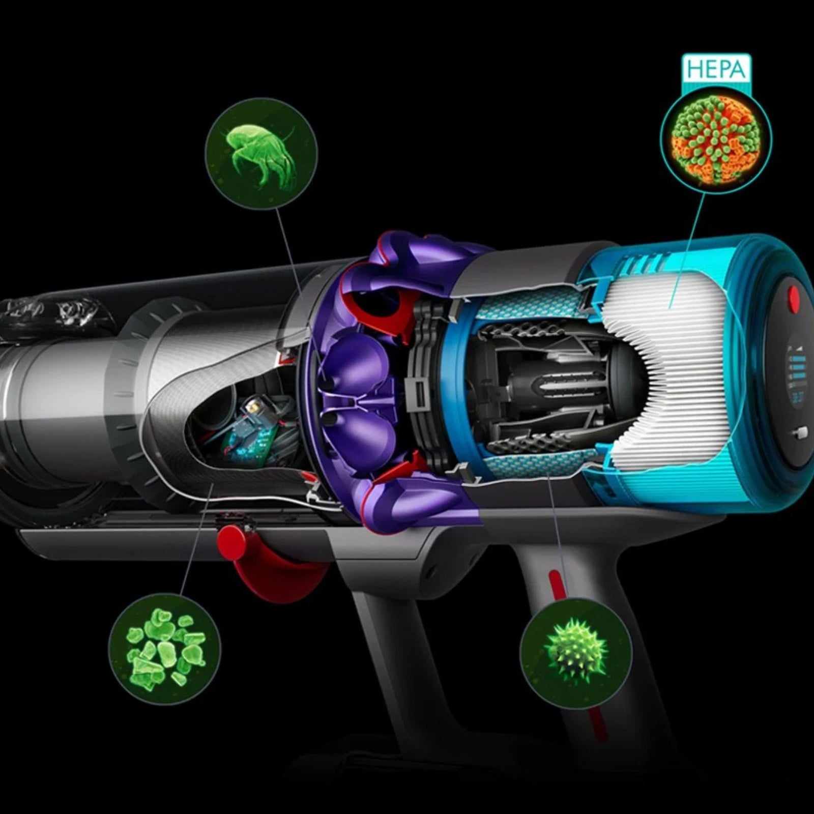 Dyson Gen5 Detect Absolute steelstofzuiger