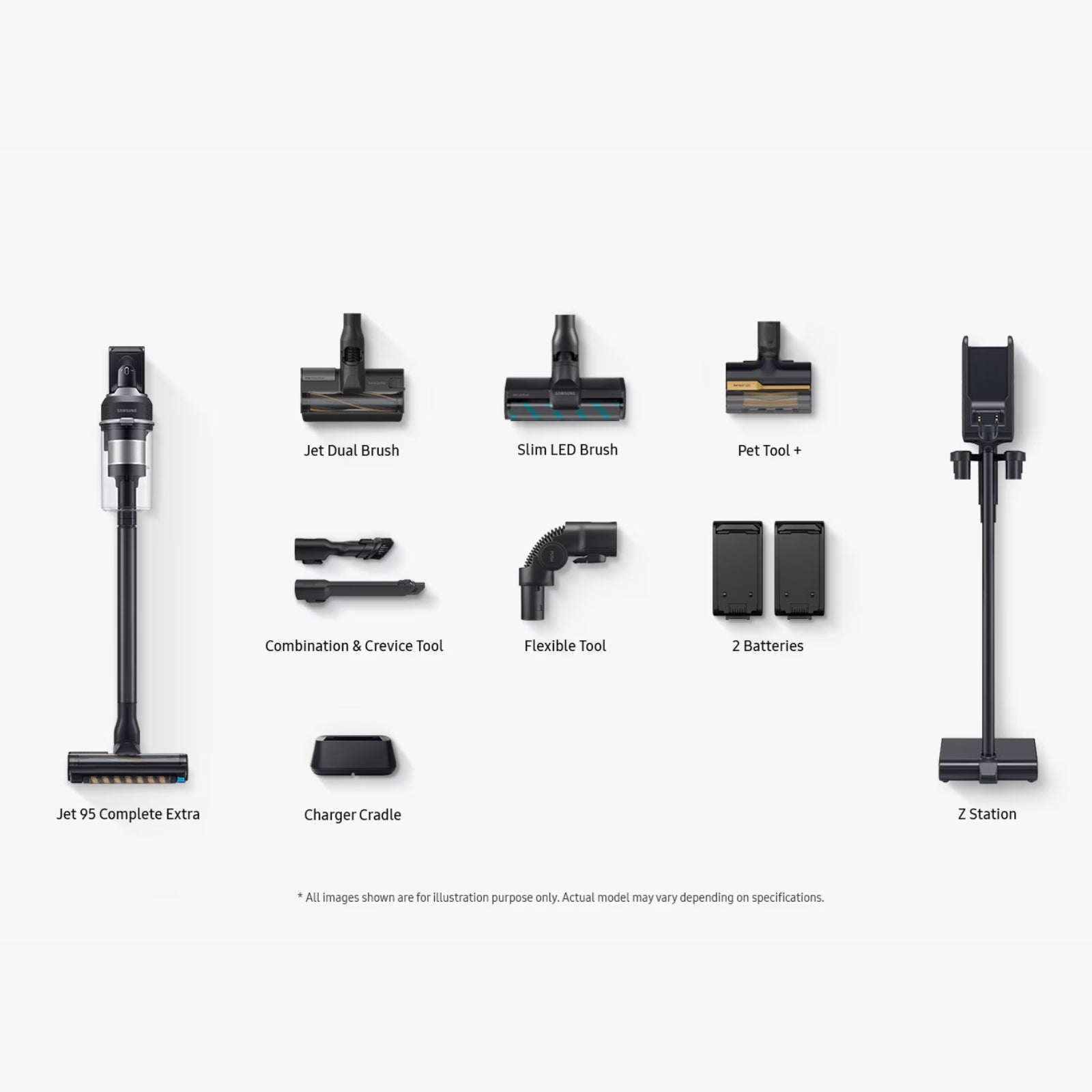 Samsung Jet 95 Complete Extra VS20C9554TK/WA steelstofzuiger