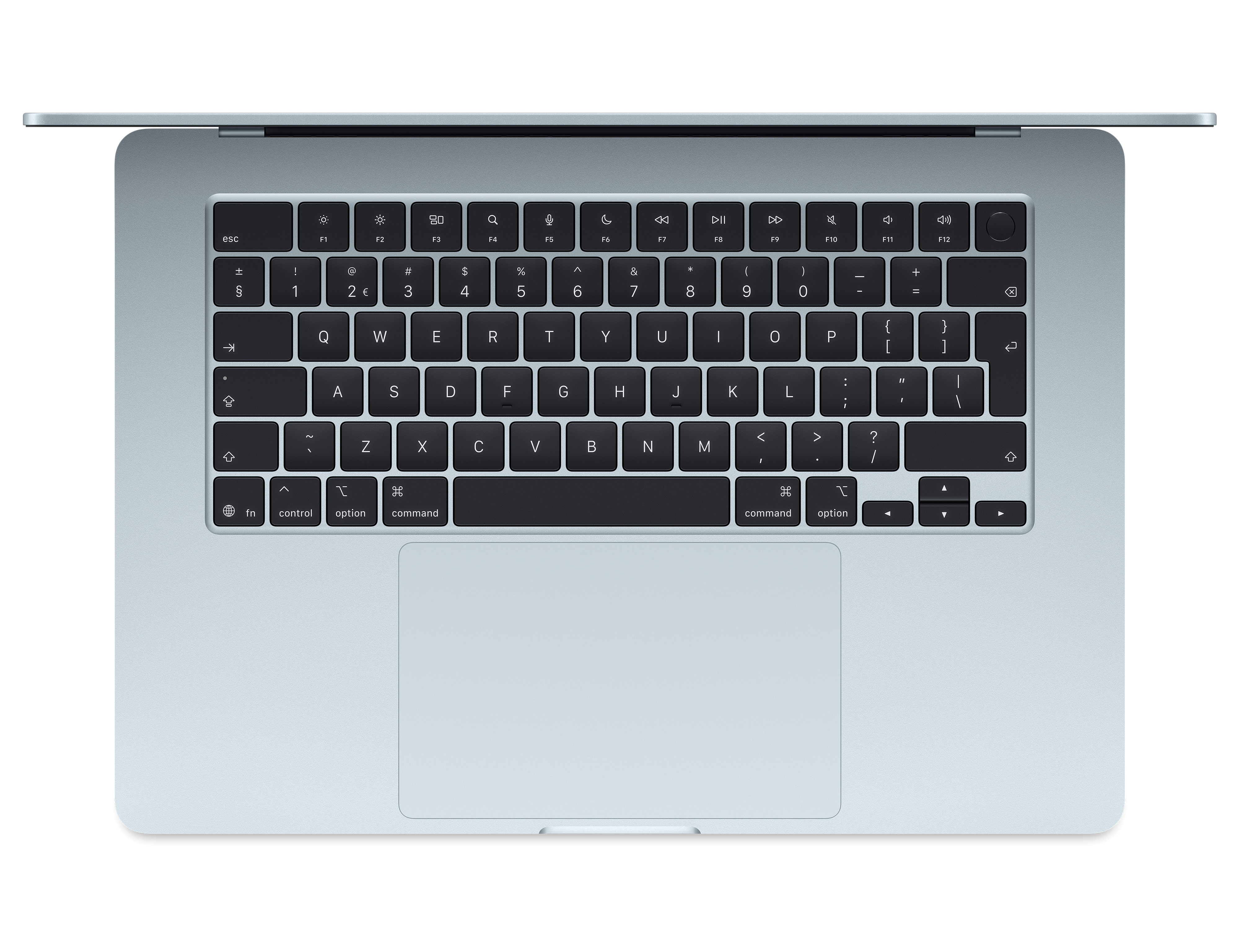Macbook Air 15-inch M5 10‑core CPU 10‑core GPU 16 GB centraal geheugen 1 TB SSD‑opslag voetnoot